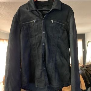 Men’s knit shirt jacket
